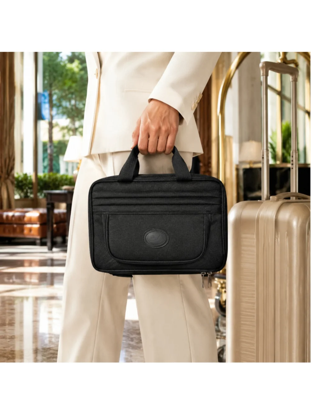 Unbranded Hanging Travel Toiletry Organizer, One Size, Black